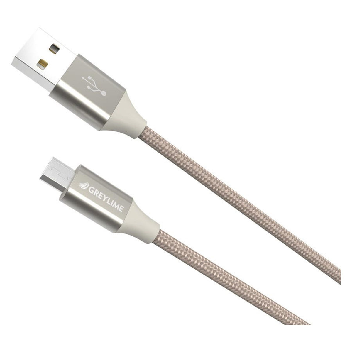 Ikke moderigtigt kontakt Valg Braided USB-A til Micro USB Kabel Beige 1m - GreyLime