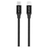 Braided USB-C to USB-C Cable Black 1 m