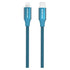 Braided USB-C to MFi Lightning Cable Blue 2 m