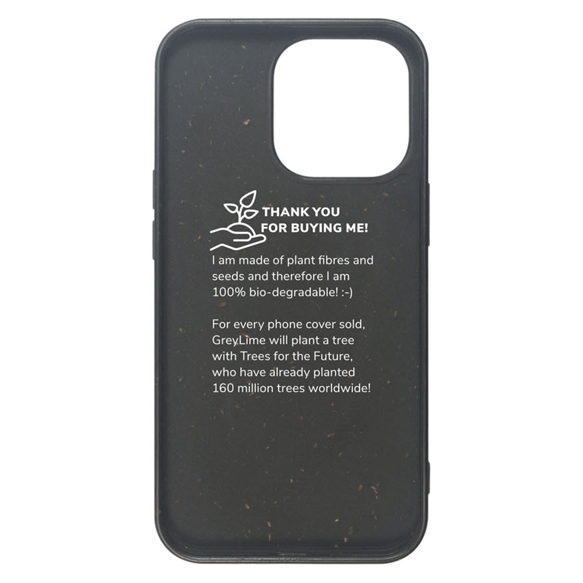 COIP13L01 Greylime Iphone 13 Pro Miljøvenligt Cover Sort 02