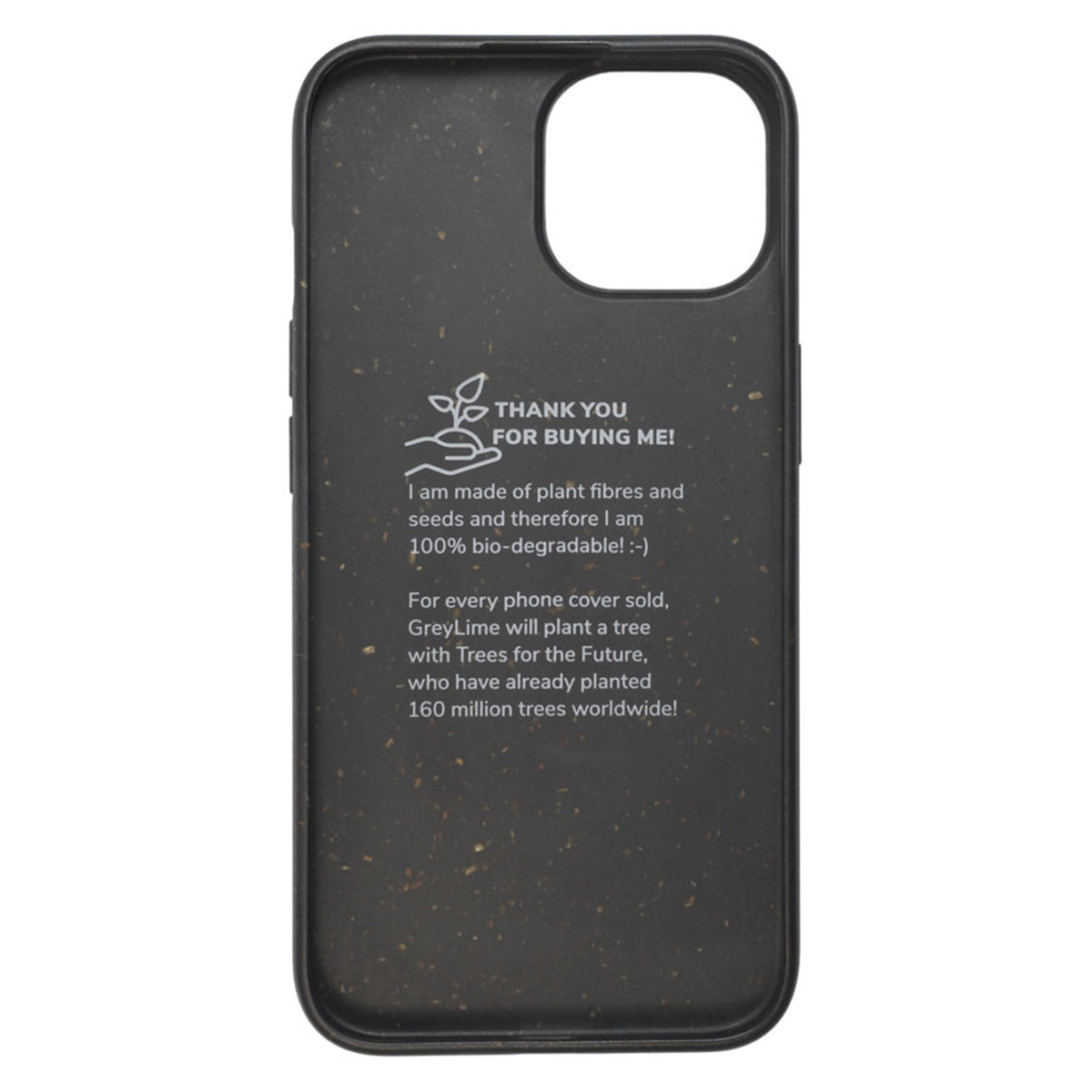 COIP15S01 Greylime Iphone 15 Miljøvenligt Cover Sort 2